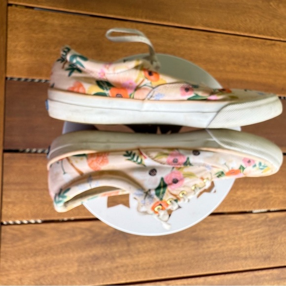 Keds X Rifle Paper Co. Anchor Lively Floral Canvas Sneakers Women’s Size 9.5 - Picture 7 of 11